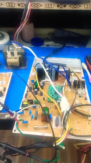 Hitachi inverter 10 time blinking bldc problem solve