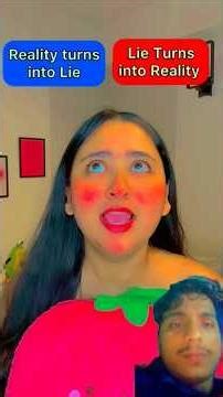 Reality turn into lie or lie tirn into reality #comedy #funny #ytshorts