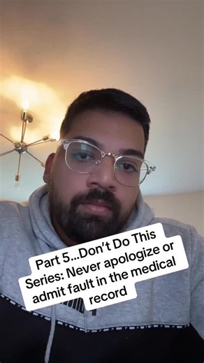 Healthcare Risk Expert on Instagram: "Empathy belongs at the bedside — not as an admission of fault in the medical record. Document care, actions, and clinical response. Leave blame and apologies out of the chart. #RiskTip #DontDocumentThis #LegalCharting #NursingDocumentation #HealthcareRisk ChartSmarter PatientSafety NurseLife ⚖️ Disclaimer: This content is for informational purposes only and does not constitute legal or professional advice. Always consult your organization’s policies and a qu