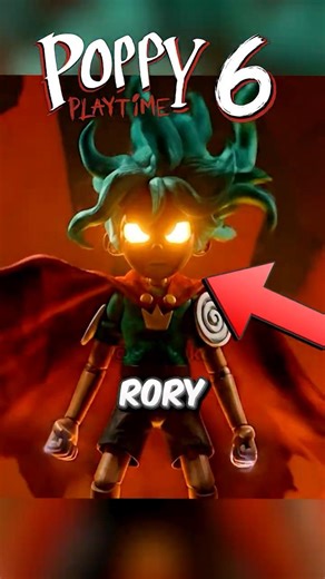 Rory SE CONVIERTE en un MONSTRUO en el CAPITULO 6 - Rory Redcape vs Huggy Wuggy 😱🛡️ #poppyplaytime