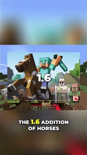 Minecraft Horses: How Mods Influenced the Game! #shorts