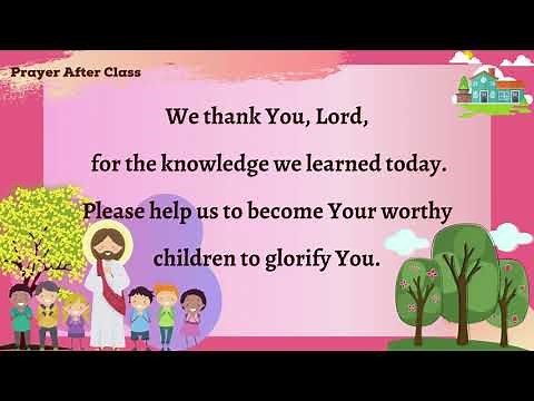 Prayer After Class