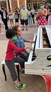 56K views · 1.7K reactions | Two amazing talented 6-year-old kids playing duet on a public street piano #music #piano #pianocover #public #csnpiano | Gabrielerossi_piano | Facebook