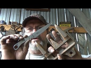 Blacksmithing - Forging A Knife From Mower Parts - Full Video