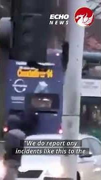 Children filmed hanging off the back of moving Arriva bus