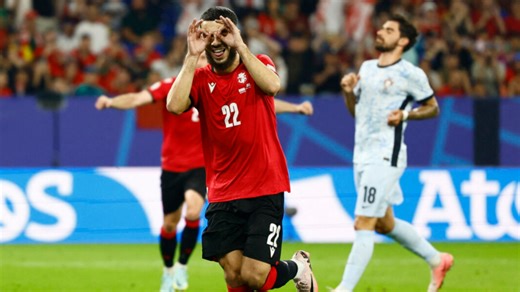 Eurocopa: Georgia se impone a una “gris” Portugal y clasifica junto a Turquía
