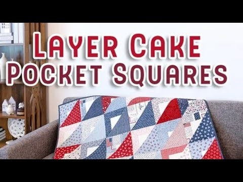 Pocket Squares!! Free pattern from Fat Quarter Shop