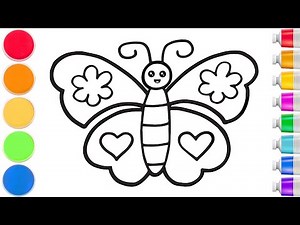 How to draw a butterfly | step by step