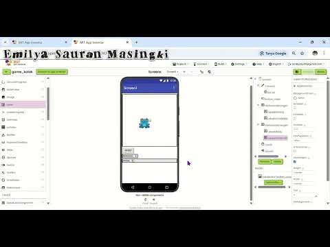 "Membuat game ketangkasan katak di Mit App Inventor"