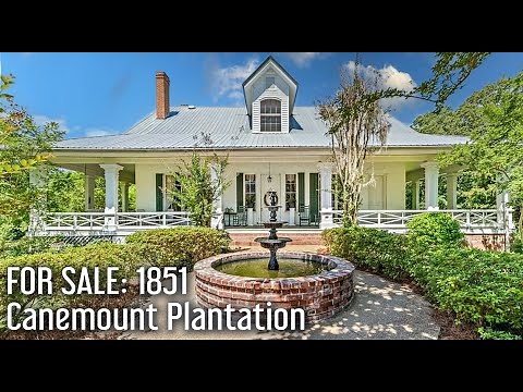 FOR SALE: 1851 CANEMOUNT PLANTATION with 40 Acres!