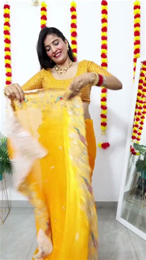 Saree draping tutorial #saree #drape #sareedraping #fashion #sareetying