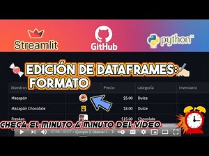 🕸️ Dataframes en Streamlit para aplicaciones web: Parte 1 Formato | st.dataframe y column_config