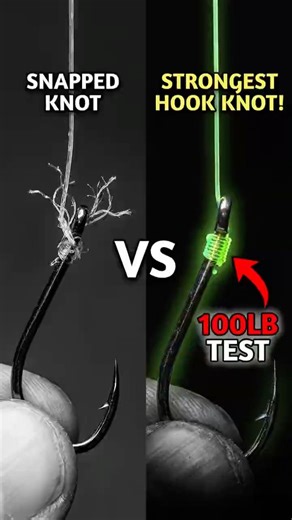The genius hook knot technique that outperforms them all #fishing #shorts