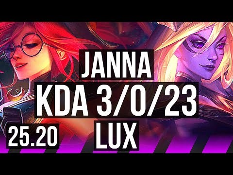 JANNA & Jinx vs LUX & Ashe (SUP) | NA Master | 25.20