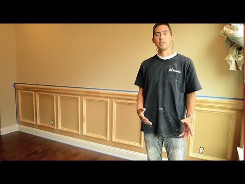 Recessed Panel Wainscoting Installation - How to Install