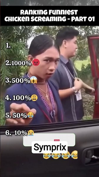 Ranking funniest chicken screaming 😂 #shorts