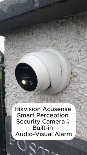 Hikvision 4MP ColorVu Turret Camera｜Full-Color Night + Strobe & Audio Warning