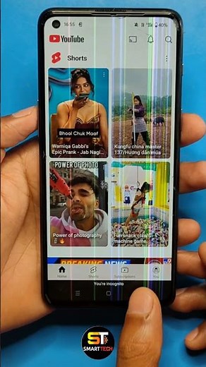 phone ki screen par line kaise hataye | how to remove line from mobile display #shortvideos #shorts
