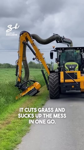 What happens when a vacuum cleaner tries to become a grass cutter