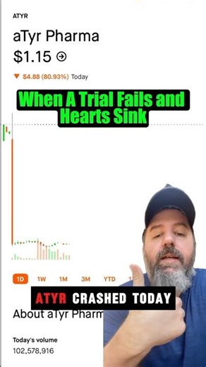 When A Trial Fails and Hearts Sink $ATYR