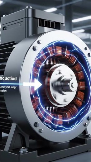 Generator Working Process in 3D Animation #physics_experiment