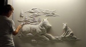 123M views · 78 reactions | This guy makes stunning art out of drywall. | Culture Insider | Facebook