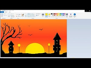 How to Draw in Ms Paint | drawing in paint in computer