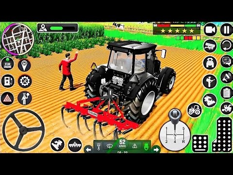 Real Tractor Driving Simulator 3D - New Tractor Farming Games 2026 - Android GamePlay