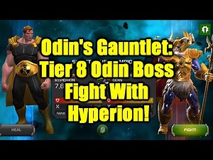 Odin's Gauntlet: Tier 8 Odin Boss Fight with Hyperion | Marvel Contest of Champions