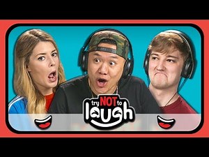 YouTubers React to Try to Watch This Without Laughing or Grinning #23