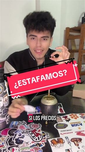 Humor sobre precios de stickers baratos y desconfianza