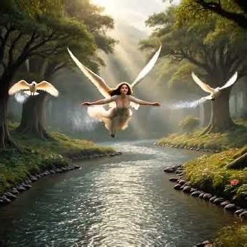 137 - Soft Angelic Choir - Gentle Harp & Flute - Divine Angel Healing Music • Nature Ambience