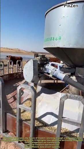 The Future of Ranching: Fully Automated Integrated Cattle Feeding System