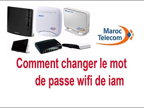 تغيير كلمة السر للويفي لروتور اتصالات المغرب routeur iam