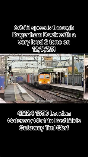 Lovely catch with loud tones and possibly @Speedingalong? #trainspottinguk #train #trainspotting #fyp #class66