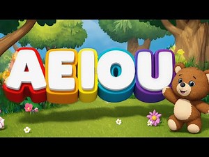 AEIOU 3D Dance Party | Vowels Song | Fun Music, Animated Letters & High-Energy Moves!