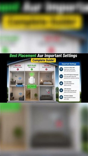 Weak WiFi? Set Up a Range Extender in Minutes! #Shorts #tplink #wifi