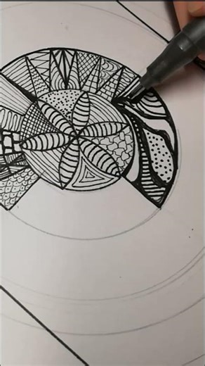 ASMR. Filling drawing fragments