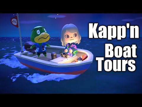 Kapp'n Round Trip Boat Tours in Animal Crossing New Horizons