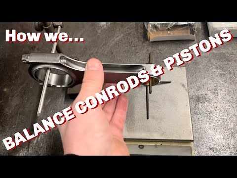 We reveal our connecting Rod & piston balancing SECRETS…