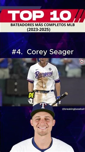 🔴TOP 4 BEST HITTERS (2023-2025): Corey Seager #mlb2026 #mlb #mlbb #texas #rangers