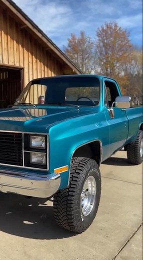 Square Body Chevy Transformation — Full Build in 10 Seconds! #classiccar #chevy #chevytrucks