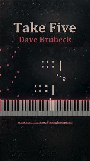 Take Five - Dave Brubeck | Advanced Jazz Piano Tutorial #fyp #takefive #davebrubeck #jazz #piano