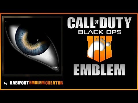COD BO4 EMBLEM TUTORIAL - Realistic Eye (WARNING Read the description)