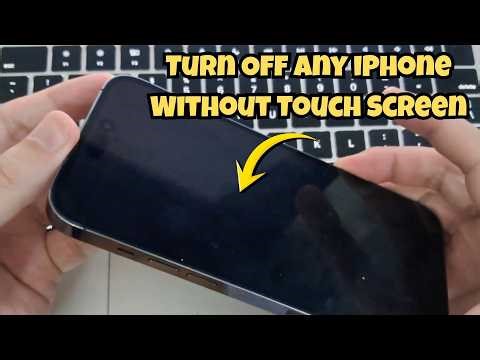 How to Turn Off Any iPhone Without Touch Screen (No Restart)