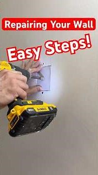 How to Fix Damaged Drywall #drywallrepair