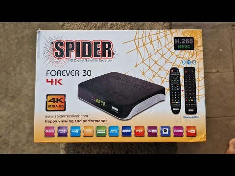 Spider Forever 30 4K Set top box Unboxing & Review