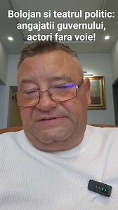 Bolojan si teatrul politic: angajatii guvernului, actori fara voie! | Adrian Mitrea