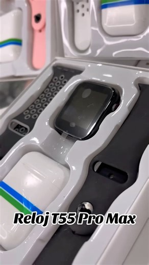 𝗥.𝗔 𝗣𝗥𝗢𝗗𝗨𝗖𝗧𝗢𝗦 on Instagram: "¡Nuevo lanzamiento! 🚀 Presentamos el increíble reloj inteligente T55 Pro Max, el compañero perfecto para tu estilo de vida activo. Características destacadas: 🕒 Pantalla táctil de alta definición para una visualización clara y nítida. ⌚ Monitoreo de frecuencia cardíaca en tiempo real para mantener un control preciso de tu salud. 📱 Conectividad Bluetooth para recibir notificaciones de llamadas y mensajes directamente en tu muñeca. 🔋 Batería de larga dur