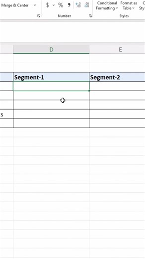 #28 Excel Interview Challenge | Segment Split Kaise Nikale ? #excel #excelshorts #guideofmad